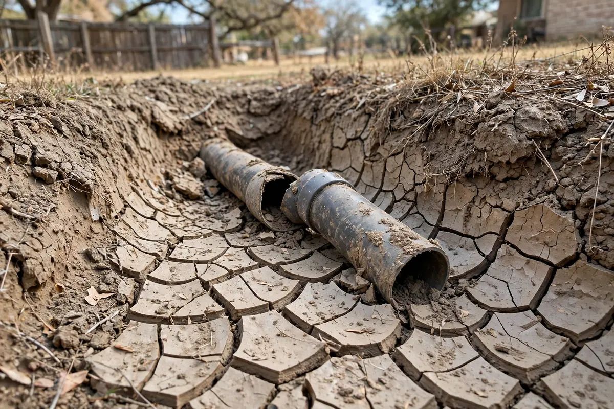 Expansive Soil Sewer Line — homeowner guide photo