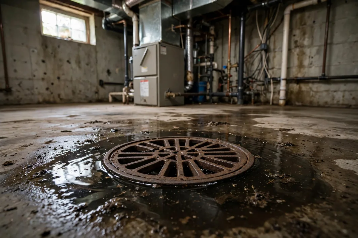 Floor Drain Backing Up — homeowner guide photo